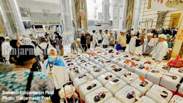 antrean keberangkatan haji di kalsel
